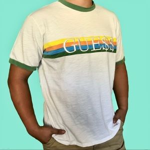 GUESS men’s embroidered t-shirt